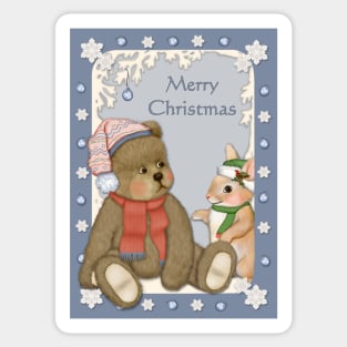 Snowy Christmas Sticker